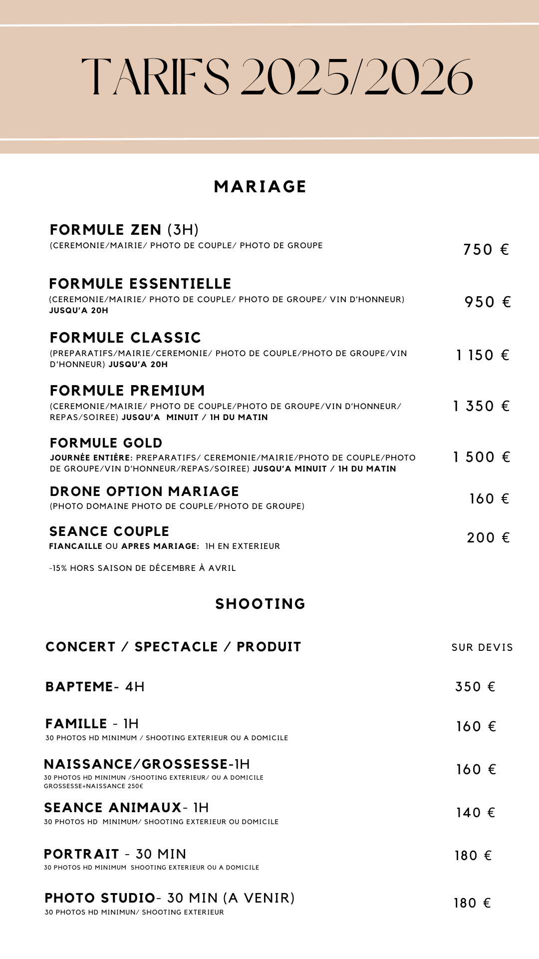 White And Pink Minimalist Price List White And Pink Minimalist Price List